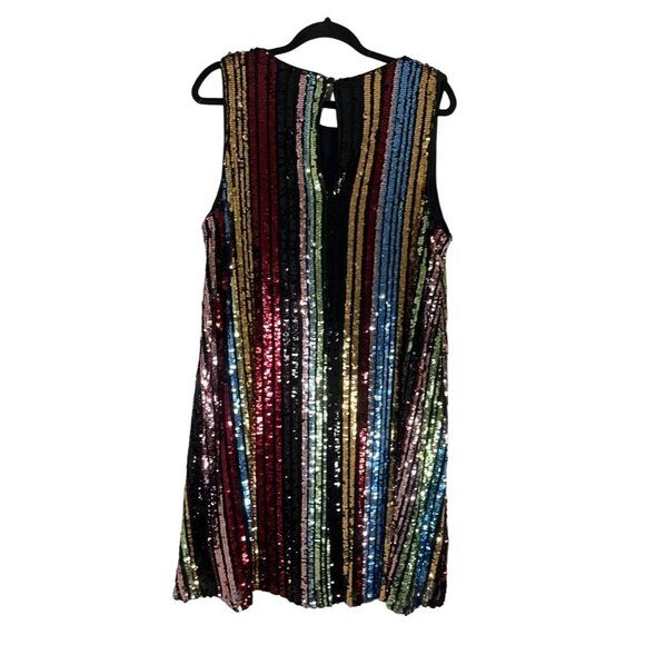 Torrid Multicolor Sequin Midi Dress - Picture 9 of 13